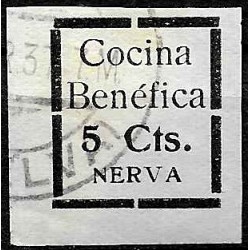 Viñeta. Nerva. Cocina Benéfica. 5 Céntimos (Usado)