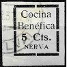 Viñeta. Nerva. Cocina Benéfica. 5 Céntimos (Usado)