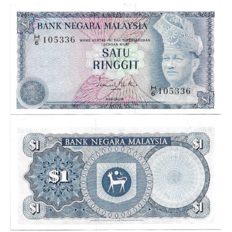 (13a) Malasia. 1976. 1 Ringgit (SC-)