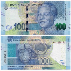 (141b) Sudáfrica. 2016. 100 Rand (SC)