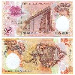 (36) Papua Nueva Guinea. 2008. 20 Kina (SC)