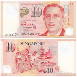(48l) Singapur. 2004-24. 10 Dollars (SC)