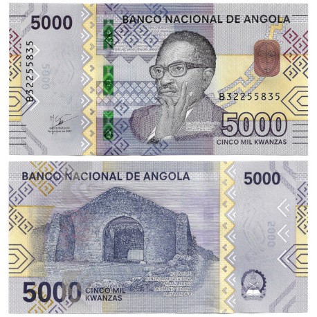 (W164) Angola. 2023. 5000 Kwanzas (SC)