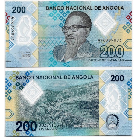(W160) Angola. 2020. 200 Kwanzas (SC)