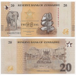 (W116) Zimbabue. 2026. 20 Zig (SC)