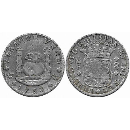 Fernando VI. 1753. 8 Reales (BC+/MBC-) (Plata) Ceca de Mejico MF