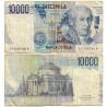 (112c) Italia. 1984. 10000 Lira (BC) Diferentes Roturas