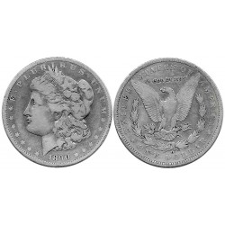 (110) Estados Unidos de América. 1890(O). 1 Dollar (BC) (Plata)