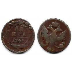 (188) Imperio Ruso. 1746. ½ Kopek (BC-)