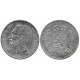(24) Bélgica. 1868. 5 Francs (BC) (Plata)