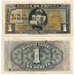 Estado Español. 1940. 1 Peseta (MBC-) Serie E