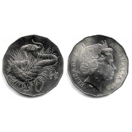 Australia. 2013. 50 Cents (SC) Serpiente