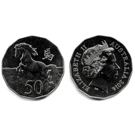 Australia. 2014. 50 Cents (SC) Caballo