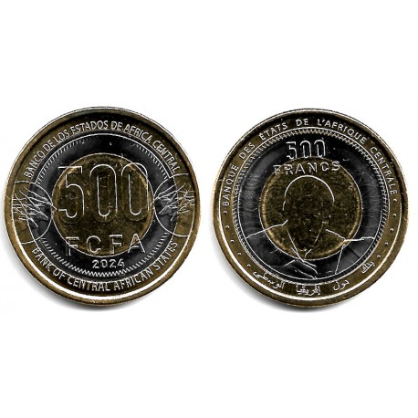 Estados África Central. 2024. 500 Francs (SC)