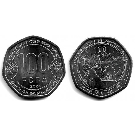 Estados África Central. 2024. 100 Francs (SC)