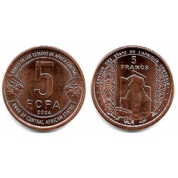 Estados África Central. 2024. 5 Francs (SC)