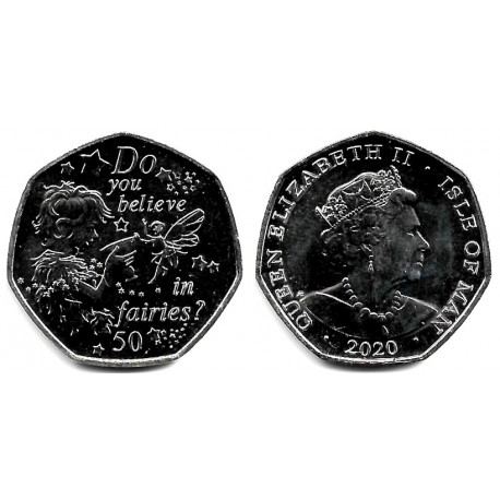 Isla de Man. 2020. 50 Pence (SC)