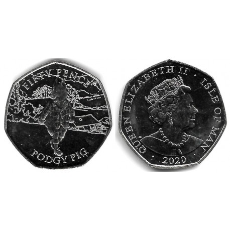 Isla de Man. 2020. 50 Pence (SC)