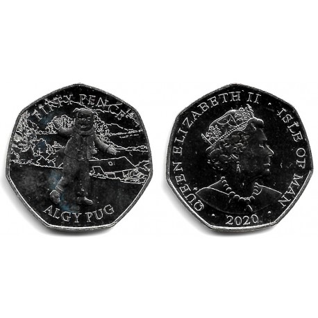 Isla de Man. 2020. 50 Pence (SC)
