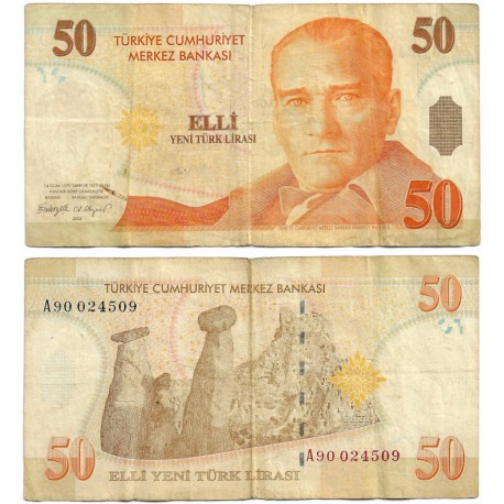 (220) Turquía. 2005. 50 Lira (BC)