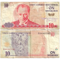 (218) Turquía. 2005. 10 Lira (BC)
