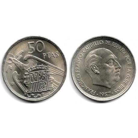 Estado Español. 1957*(73). 50 Pesetas (SC/SC-)