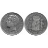 Amadeo I. 1871*(18-71). 5 Pesetas (BC+/MBC-) (Plata) Ceca de Madrid SD-M