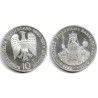 (174) Alemania. 1990(F). 10 Mark (EBC+) (Plata)