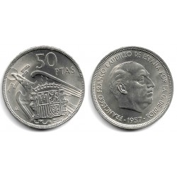 Estado Español. 1957*(67). 50 Pesetas (SC)