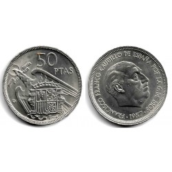 Estado Español. 1957*(60). 50 Pesetas (SC-) Pequeña mancha