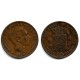 Alfonso XII. 1879. 10 Céntimos (MBC-/BC+) Ceca de Barcelona OM
