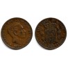 Alfonso XII. 1879. 10 Céntimos (MBC-/BC+) Ceca de Barcelona OM