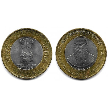 India. 2015. 10 Rupees (EBC-)