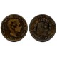 Alfonso XII. 1877. 5 Céntimos (BC-) Ceca de Barcelona OM