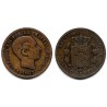 Alfonso XII. 1877. 5 Céntimos (BC-/BC) Ceca de Barcelona OM