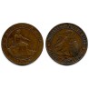 Gobierno Provisional. 1870. 5 Céntimos (BC/BC+) Ceca de Barcelona OM
