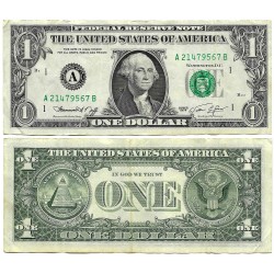 (455) Estados Unidos de América. 1974. 1 Dollar (BC+)