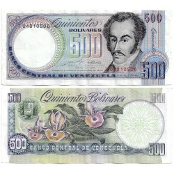 (67d) Venezuela. 1990. 500 Bolívares (EBC-)