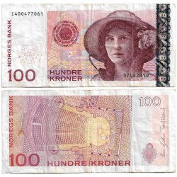 (49e) Noruega. 2010. 100 Kroner (MBC-/BC+)