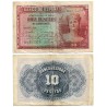 España. 1935. 10 Pesetas (MBC-/BC+) Serie B