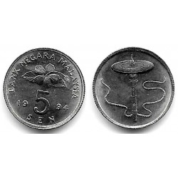 (50) Malasia. 1994. 5 Sen (SC)
