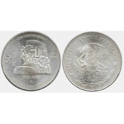 (532) Estados Unidos Mexicanos. 1988. 50 Pesos (SC) (Plata)