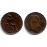 (793.2) Gran Bretaña. 1908. Half Penny (BC/BC+)