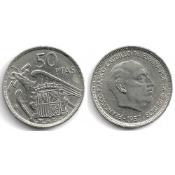 Estado Español. 1957*(67). 50 Pesetas (MBC)