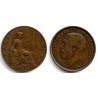 (803) Gran Bretaña. 1919. Half Penny (BC+)