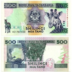 (30) Tanzania. 1997. 500 Shilingi (SC)