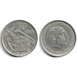 Estado Español. 1957*(71). 50 Pesetas (MBC-)