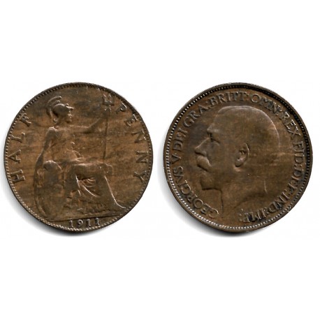 (809) Gran Bretaña. 1911. Half Penny (BC)