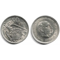 Estado Español. 1957*(58). 50 Pesetas (EBC)