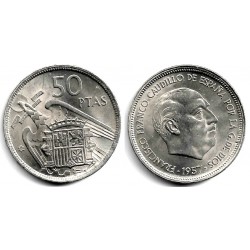 Estado Español. 1957*(59). 50 Pesetas (EBC-)
